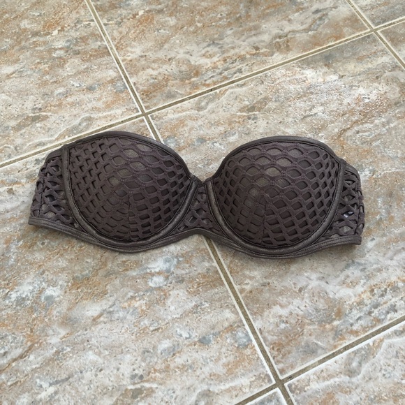 Victoria Secret Shimmer Net Bathing Suit Top - Picture 1 of 5
